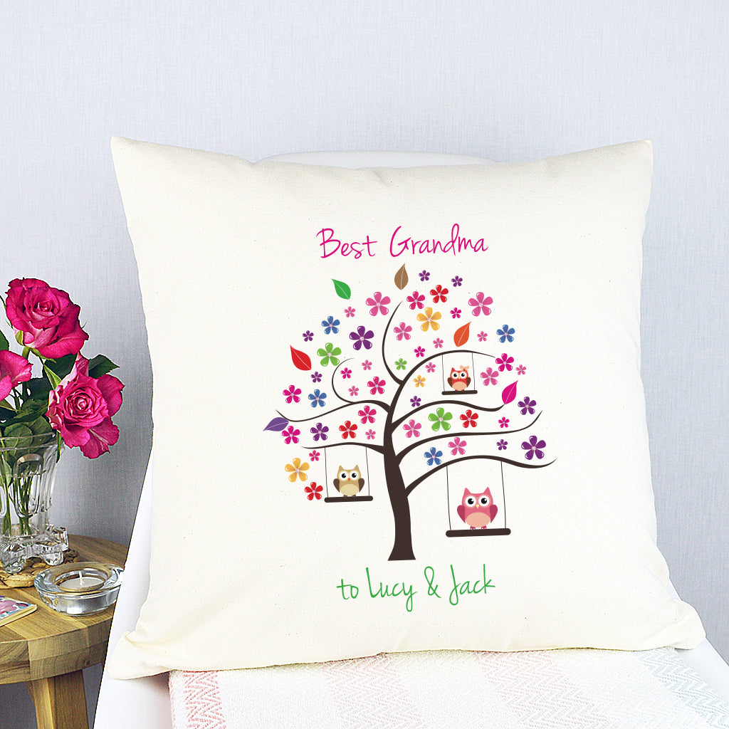 Personalised Best Grandma Cushion