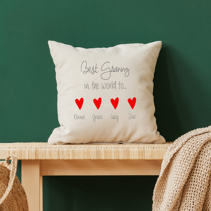 Personalised Best Granny Cushion