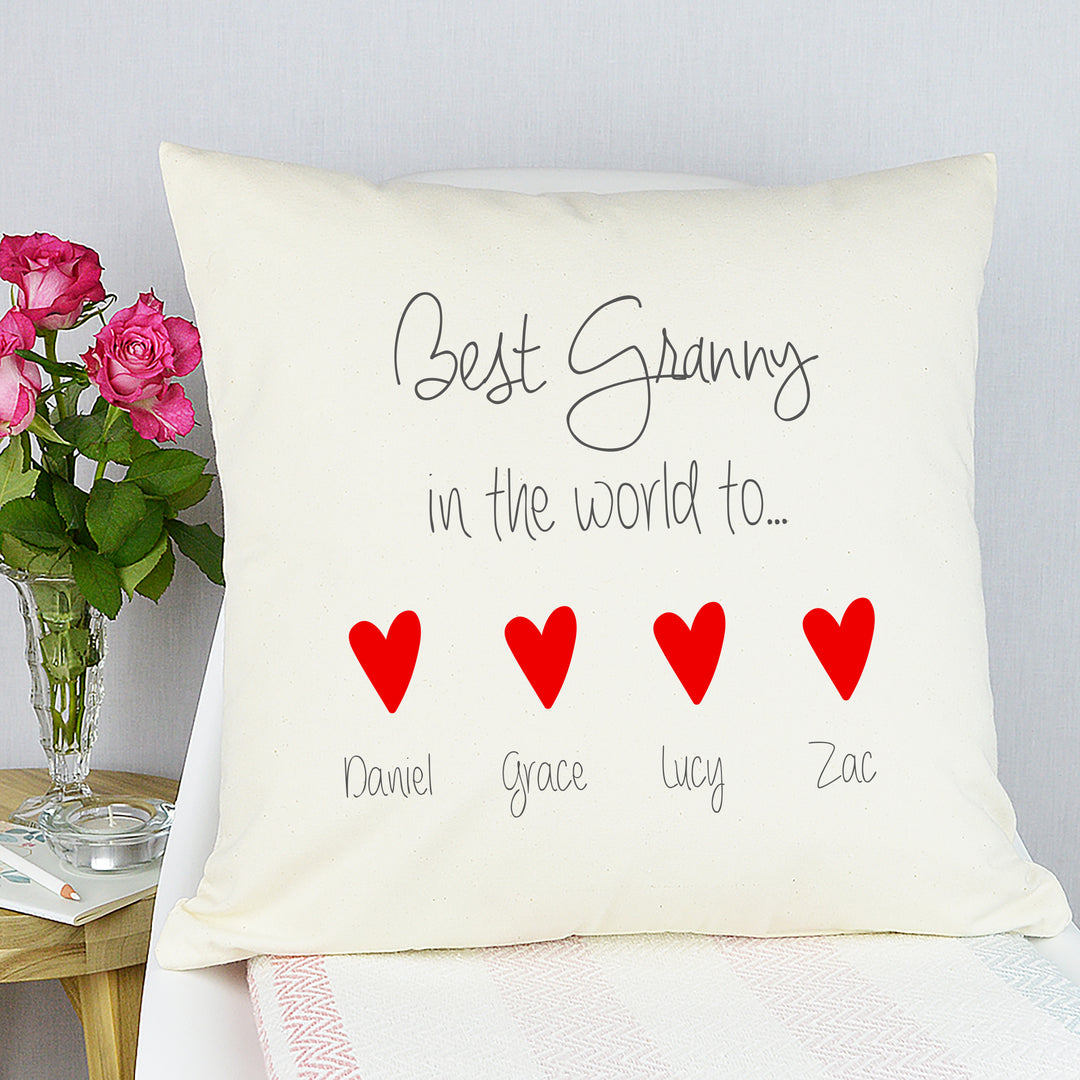 Personalised Best Granny Cushion