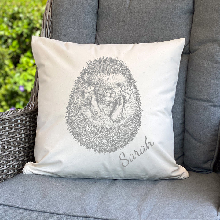 Personalised Hedgehog Cushion