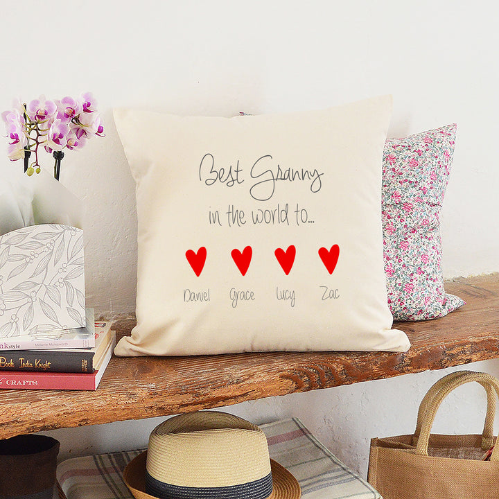 Personalised Best Granny Cushion