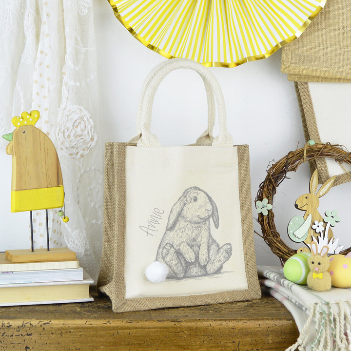 Personalised Easter Rabbit Tote Bag