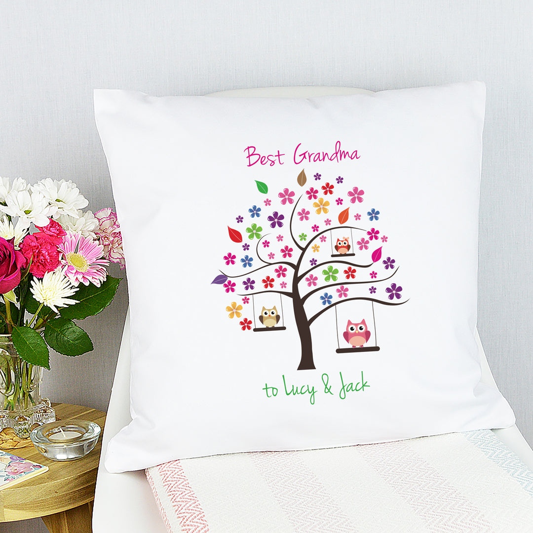 Personalised Best Grandma Cushion